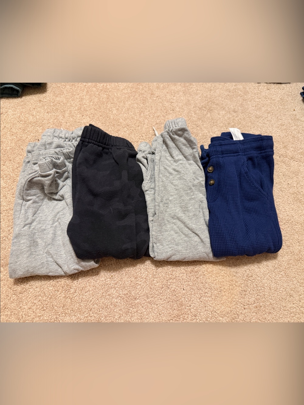 Kids Black and Gray Athletic Joggers Pack